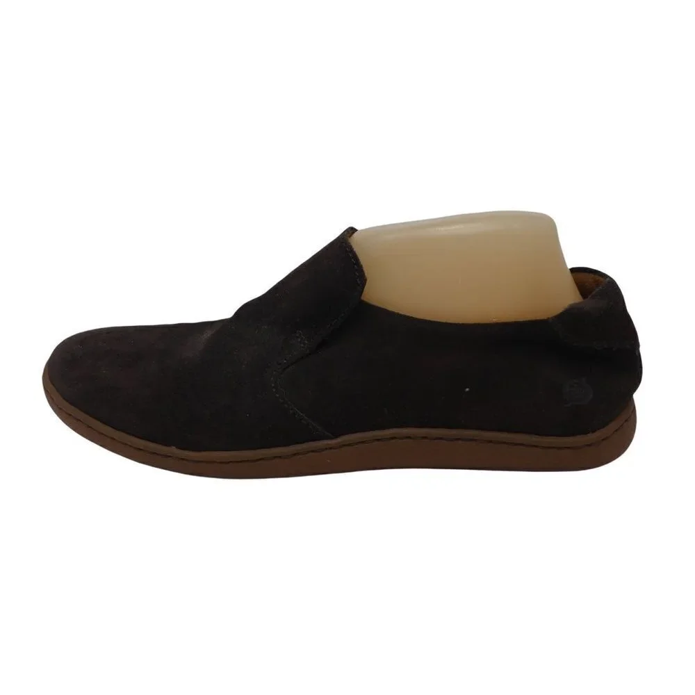 Born Galen‎ Loafers Shoes Mens 8 Brown Suede Slip On Comfort